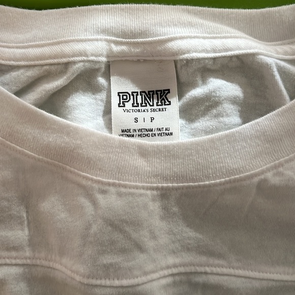 PINK long sleeve open back shirt - Picture 3 of 4